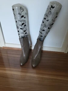Sachi Patent High Heel Short /Ankle Boots Size 6 Two Tone Excellent Condition - Picture 1 of 5