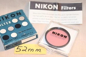 NIKON 52mm CC30R Red FILTER, USA 52mm CC30R Underwater Color Compensating Filter - Picture 1 of 10