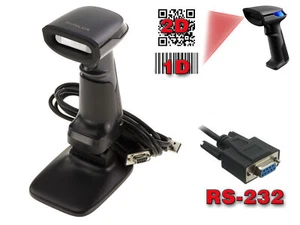 Douchette Scanner Pro RS232 Codes Barres 1D UPC EAN GS1 2D QR Code DataMatrix - Picture 1 of 3