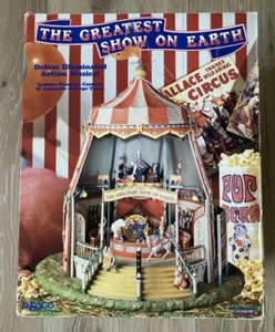 1993 ENESCO THE GREATEST SHOW ON EARTH CIRCUS ANIMATED DELUXE ACTION ILLUMINATED - Picture 1 of 21