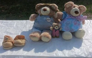 Vintage Furskins Bear Family 22 Zoll Mama & Papa & Baby handsigniert von Xavier Roberts - Bild 1 von 15