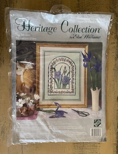 Elsa Williams Iris Mosaic Cross Stitch Kit Heritage Collection - Picture 1 of 4