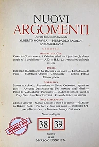NUOVI ARGOMENTI RIVISTA BIMESTRALE - NUOVA SERIE N. 38-39 - 1974 - Foto 1 di 1