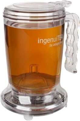 Adagio Teas Inc IngenuiTEA Loose Leaf Tea Infuser Brewer Pot 450ml BPA Free - Image 1 of 4
