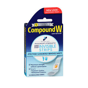 Compound W Maximum Strength Wart Remover One Step Invis