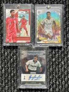 Topps/ Panini Gary Lineker Auto, Jude Bellingham Pitch Kings & Real Madrid Card - Picture 1 of 4