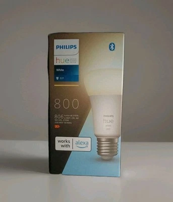 Philips Hue White 800 E27 White 9W LED (806 Lumen) *NEU* works with ALEXA  - Bild 1 von 4