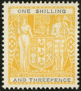 New Zealand   1955   Scott # AR100   Mint Lightly Hinged - Bild 1 von 1
