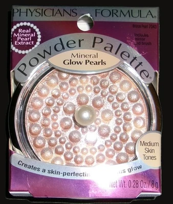 Physicians Formula Powder Palette Mineral Glow Pearls-Bronze Pearl #7043 NEW - Image 1 of 2