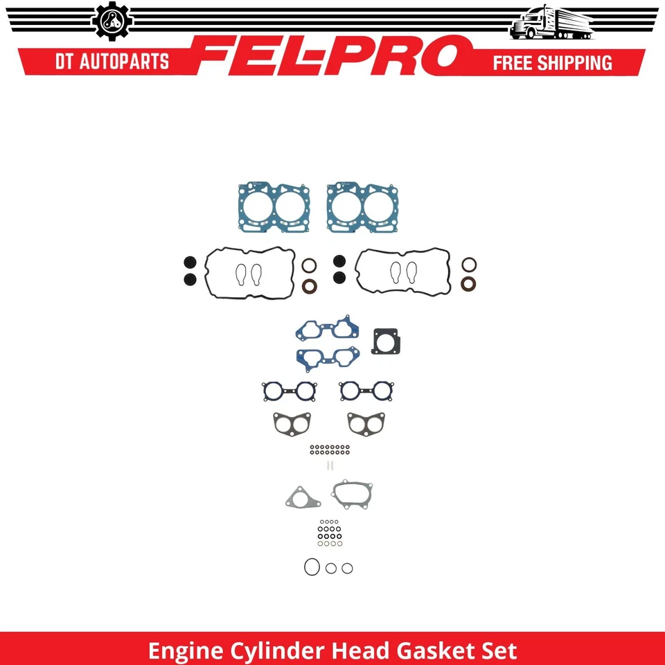 Juego de juntas de culata de motor Fel-Pro de 2,5 L H4 para Subaru Forester 2006-2007 Foto 1 de 1