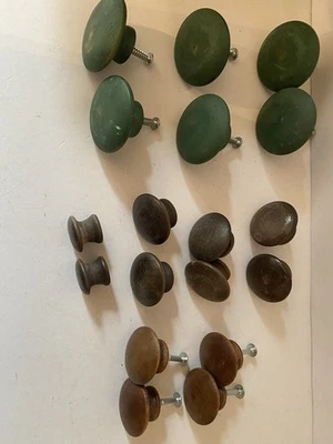 Vintage Wooden Knobs Lot of 18 - Furniture Hardware  - Image 1 of 4