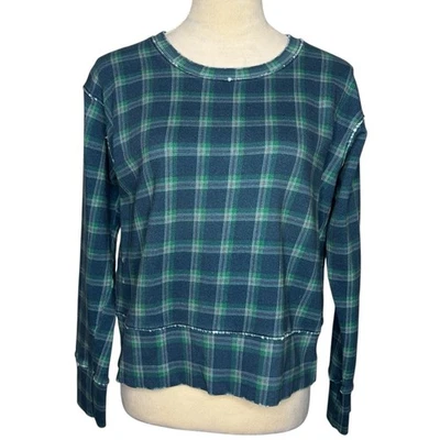 Frank & Eileen Tee Lab Edición Limitada Verde Azul Sudadera a Cuadros Algodón Mediano Foto 1 de 4