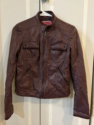 Chaqueta ajustada Collection By Bernardo Borgoña pequeña   Foto 1 de 4