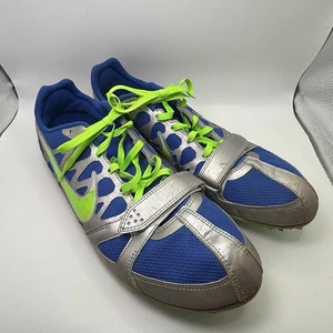 Nike Zoom Rival S Leichtathletik Sprint Schuhe Herren 9,5 Silber Blau Grün 456812-430 - Bild 1 von 9