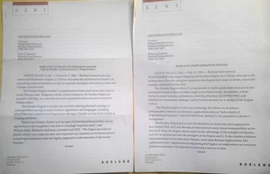 Borland anuncia y envía motor Paradox para programadores C - 2 comunicados de prensa - Imagen 1 de 6
