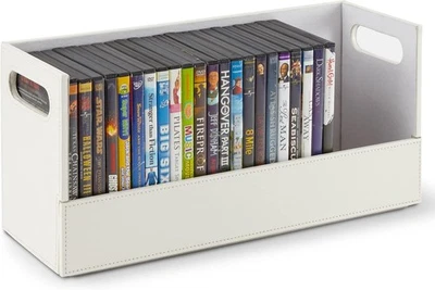 Caja de almacenamiento de DVD para tu hogar, organizador de estante de películas para Blu-Ray, videojuego C Foto 1 de 4