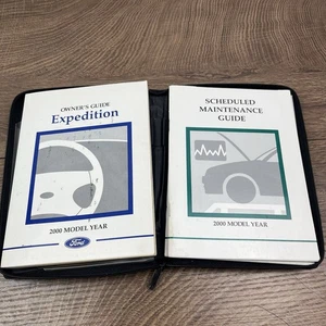 2000 Ford Expedition Owners Guide Manual Book Set With Leather Case OEM 2000 - Bild 1 von 12