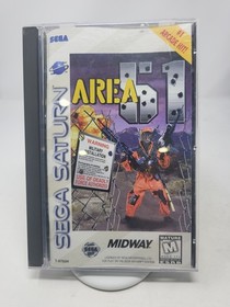 Area 51 - Sega Saturn - 1996 - Authentic Complete CIB w/ Manual Reg Card