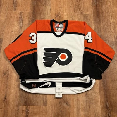 Camiseta deportiva vintage Philadelphia Flyers John Vanbiesbrouck Nike Center Ice NHL 48 Foto 1 de 4