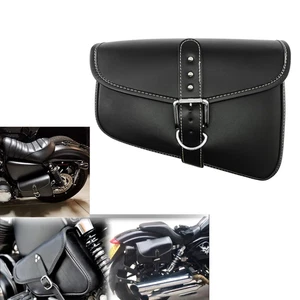 1 * Left Side Saddle Bag Swingarm Bag New Durable Fit For Harley Road King - Picture 1 of 6