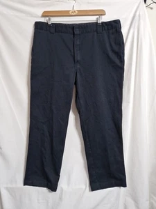 Dickies 874 Flex Original Fit Mens Black Straight Leg W44 L30 Workwear Trousers - Picture 1 of 19