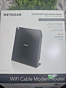 Netgear C6250 AC1600 WiFi Cable Modem Router – Dual Band w/ Box – Xfinity Cox  - Picture 1 of 8