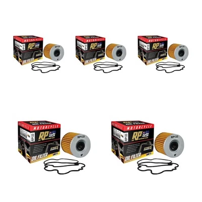 5 Pack RP Oil Filter for Suzuki GS1000S 1979-1980 - Image 1 of 2