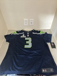 NFL Seattle Seahawks Russell Wilson Women’sOn Field SB 48 Xxl New With Tags - Picture 1 of 7