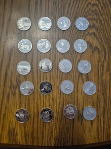 20 90% Silver PROOF state Quarters. Brilliant Uncirculated!! Mirror Shine! - Picture 1 of 5