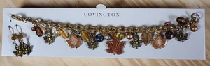 Juego Pulsera y Pendientes Hojas Otoño Covington - Nuevo Stock Antiguo - Imagen 1 de 9