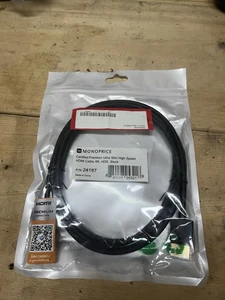 Monoprice Premium Ultra Slim High Speed HDMI Cable 6' - Picture 1 of 1
