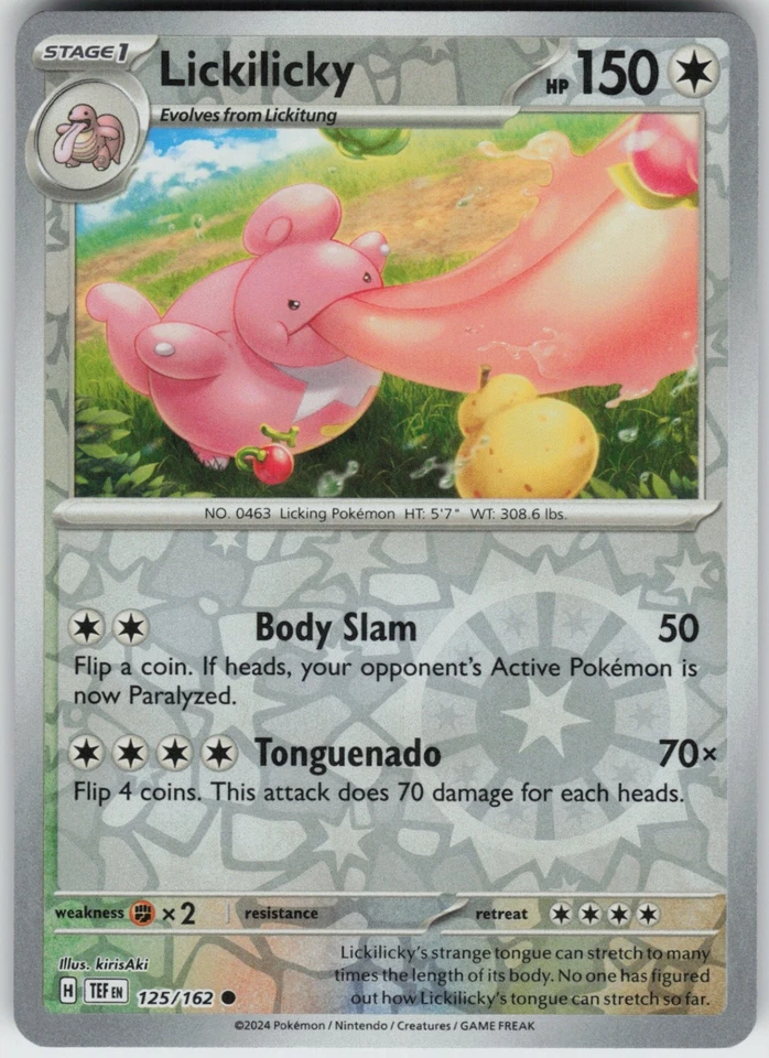 Reverse Holo Lickilicky 125/162 Common SV05: Temporal Forces NM - Image 1 of 1