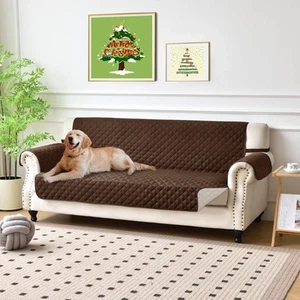 Home Reversible Couch Cover Sofa Cover Washable Furniture Protector Cover wit... - Picture 1 of 7