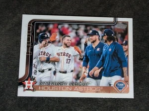 2025 Topps #76 American League Houston Astros Baseballkarte  - Bild 1 von 2