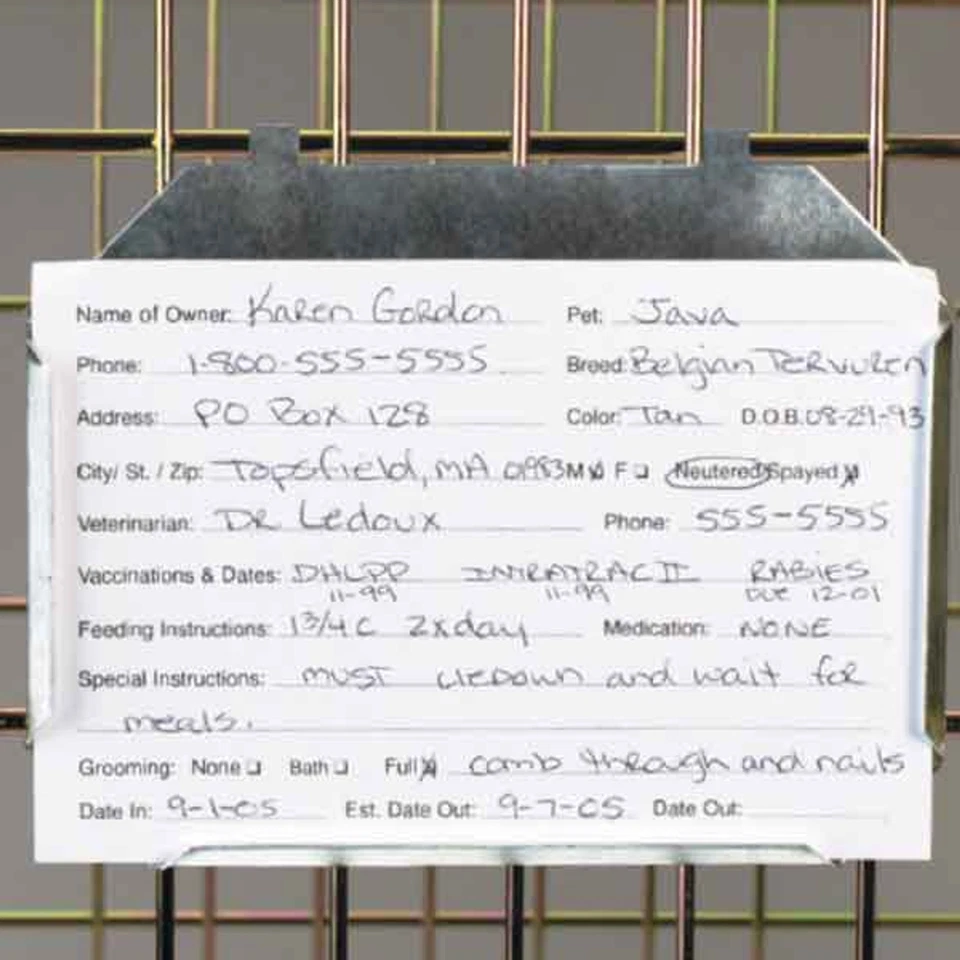 PS Metal ID Card Holders 3x5In - Image 1 of 1