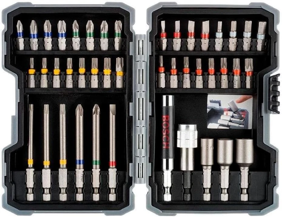 New BOSCH DRIVER BIT SET MIX SET (43pcs) 2607017164 from Japan - Image 1 of 4
