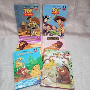 lot of 6 Disney Lion King Simba Toy Story books HB (D35) - Bild 1 von 3