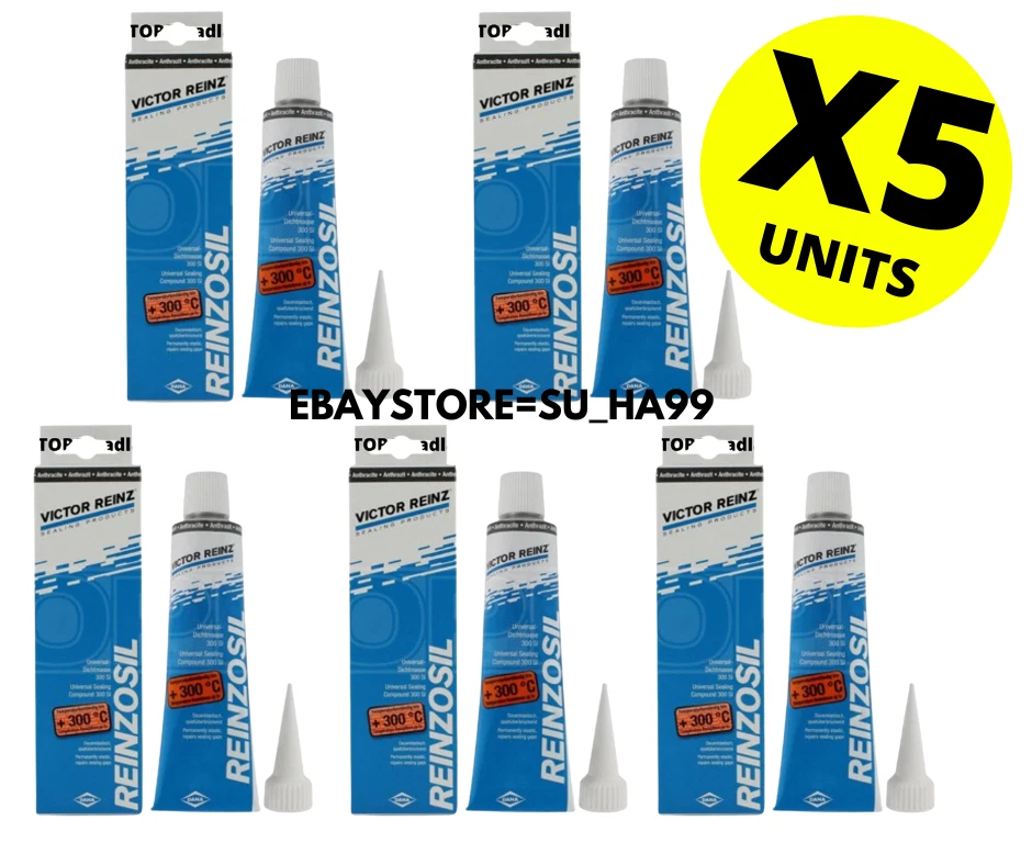 Victor Reinz RTV силиконовый герметик Reinzosil 703141410 300 ° C 70 мл X 5 - Изображение 1 из 4