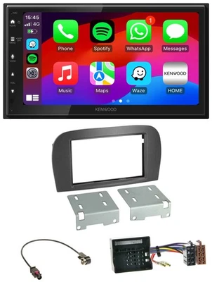 Kenwood MP3 USB DAB 2DIN Bluetooth Autoradio für Mercedes SL-Klasse R230 2006-20 - Bild 1 von 4