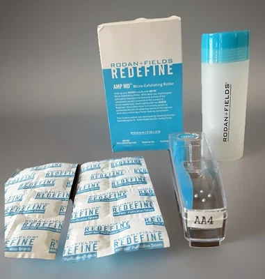 Rodan + Fields Redefine AMP MD Anti Aging Micro Exfoliating Roller System New - Image 1 of 4