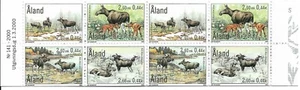 Aland 2000 Yvert Booklet #C171 Fauna Elks MNH VF - Picture 1 of 1