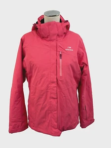 EIDER Women's Pink Waterproof Ski Jacket with Removable Hood sz 12 [dc - Picture 1 of 7
