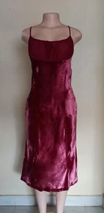 LK Bennett Damen Samt Slip Midikleid Größe US 8 UK 12 EU 40 - Bild 1 von 8