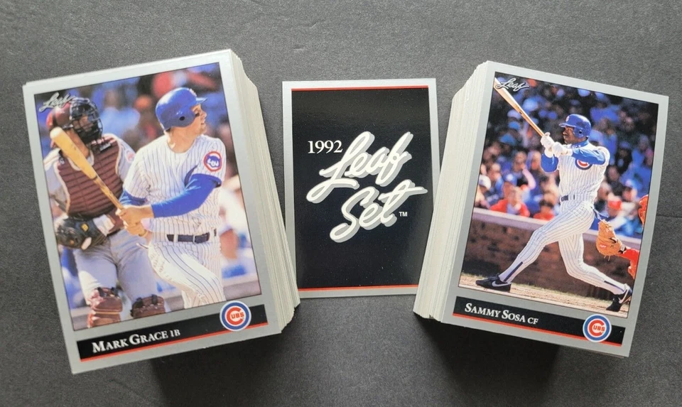 1992 LEAF BASEBALL CARDS You Pick Cubs Dodgers Expo Giants Indians Mariners Mets - Image 1 of 1