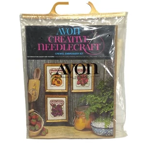 Avon Crewel Embroidery Kit First Prize At The County Fair 3 ea 4x5 Pictures 1975 - Picture 1 of 6