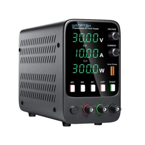 Adjustable DC Power Supply Output 0-30V 0-10A USB Fast Charge 3 Set Data Storage - Picture 1 of 8