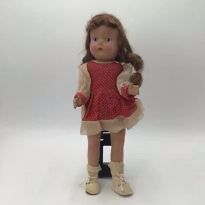 Vintage Rare Antique 14" Composition Doll c1920 – Classic Collectible - Afbeelding 1 van 11