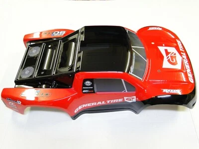 NEW ASSOCIATED Body Painted GENERAL TIRES Red & Black GT PRO4 SC10 AW4R - Image 1 of 4
