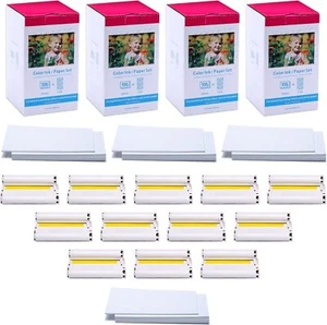 8PK Canon KP-108IN Color Ink Paper Set 4x6 for Canon Selphy CP1200 CP1300 CP1500 - Picture 1 of 8