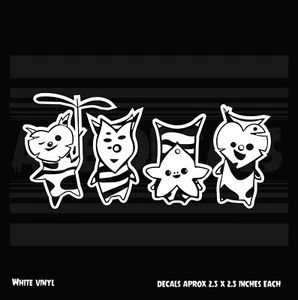 The Legend of Zelda - TOTK - Korok 4 pack - Nintendo - calcomanía pegatina - Imagen 1 de 3